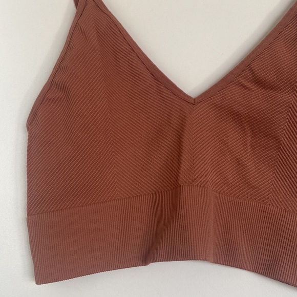 Ribbed Tank Top pink boho - M/L - Picture 3 of 5